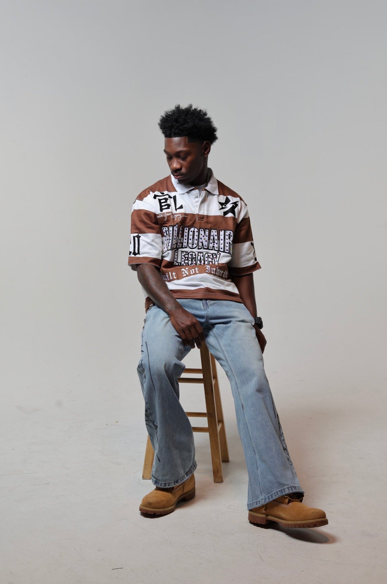 Brown Rugby Polo