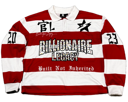 Red Rugby Longsleeve