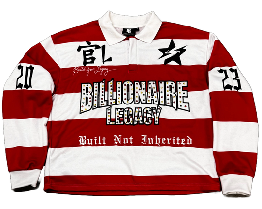 Red Rugby Longsleeve