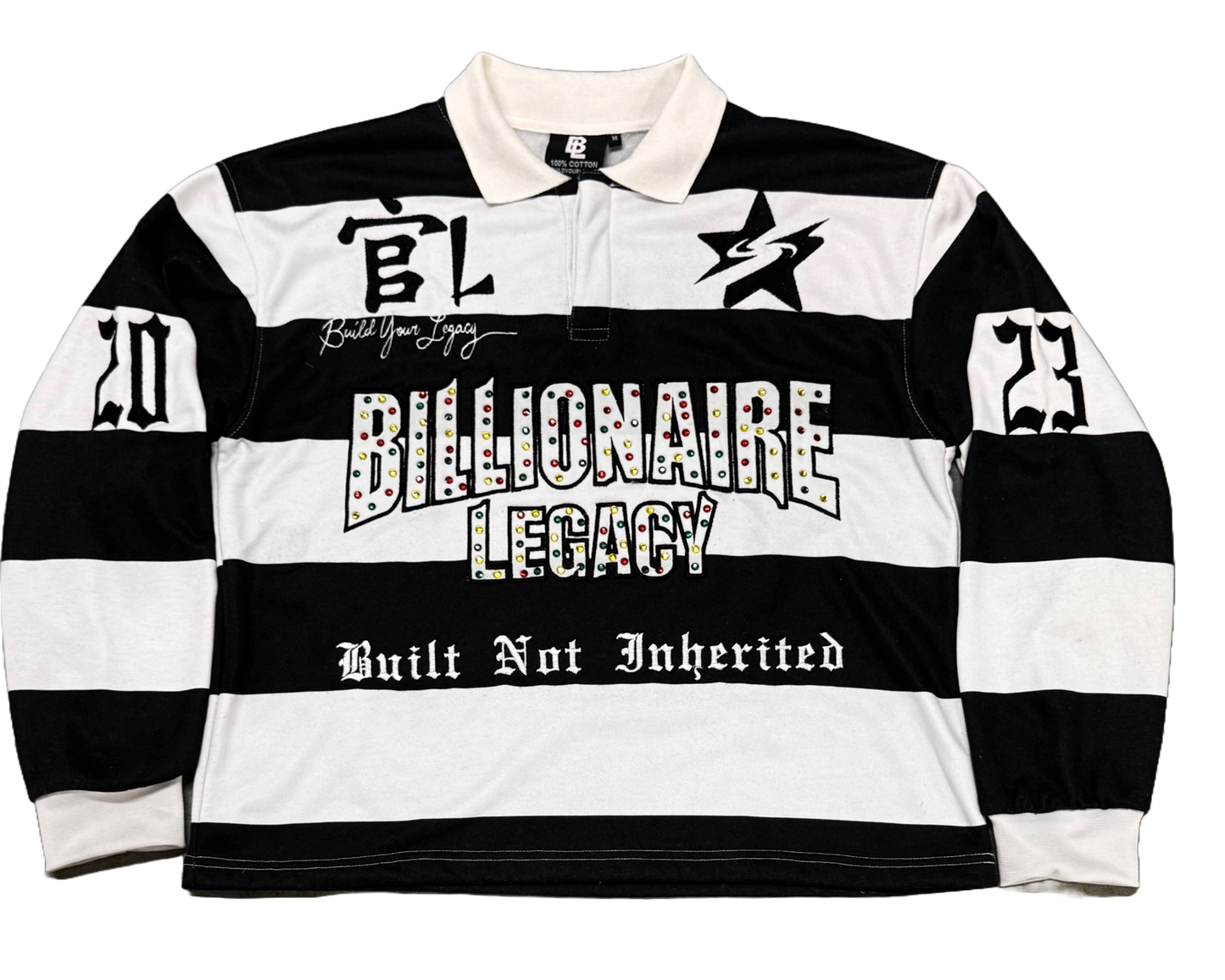 Black Rugby Longsleeve