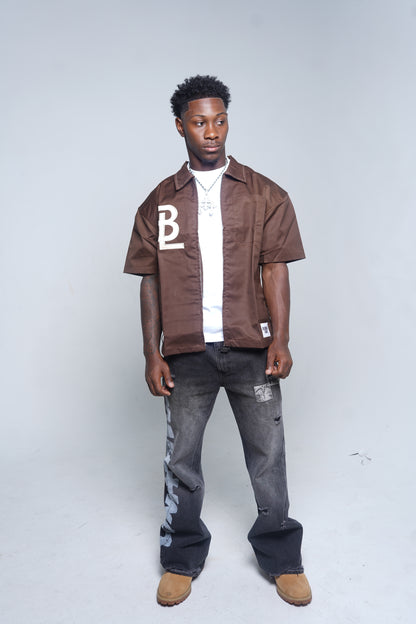 Mocha Worker Tee