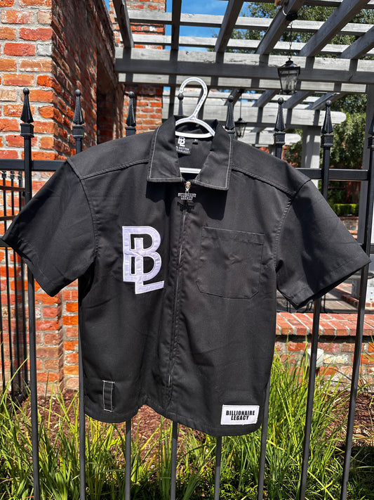 SS25 Black & White Worker Tee