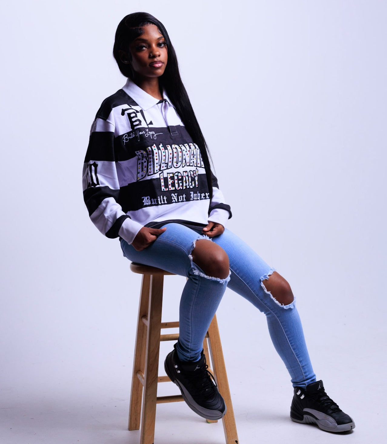 Black Rugby Longsleeve