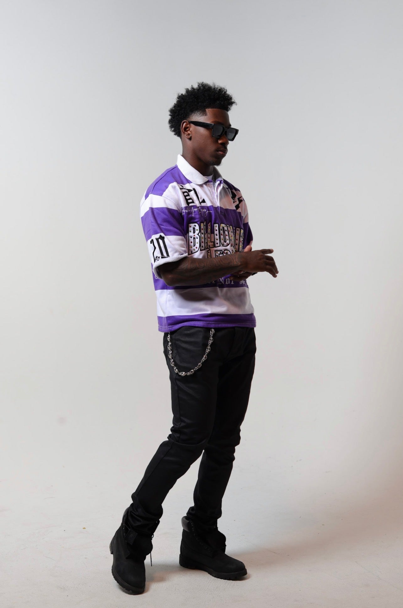 Purple Rugby Polo