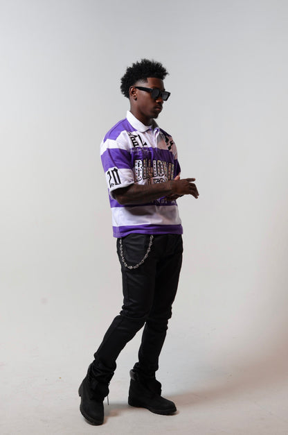 Purple Rugby Polo