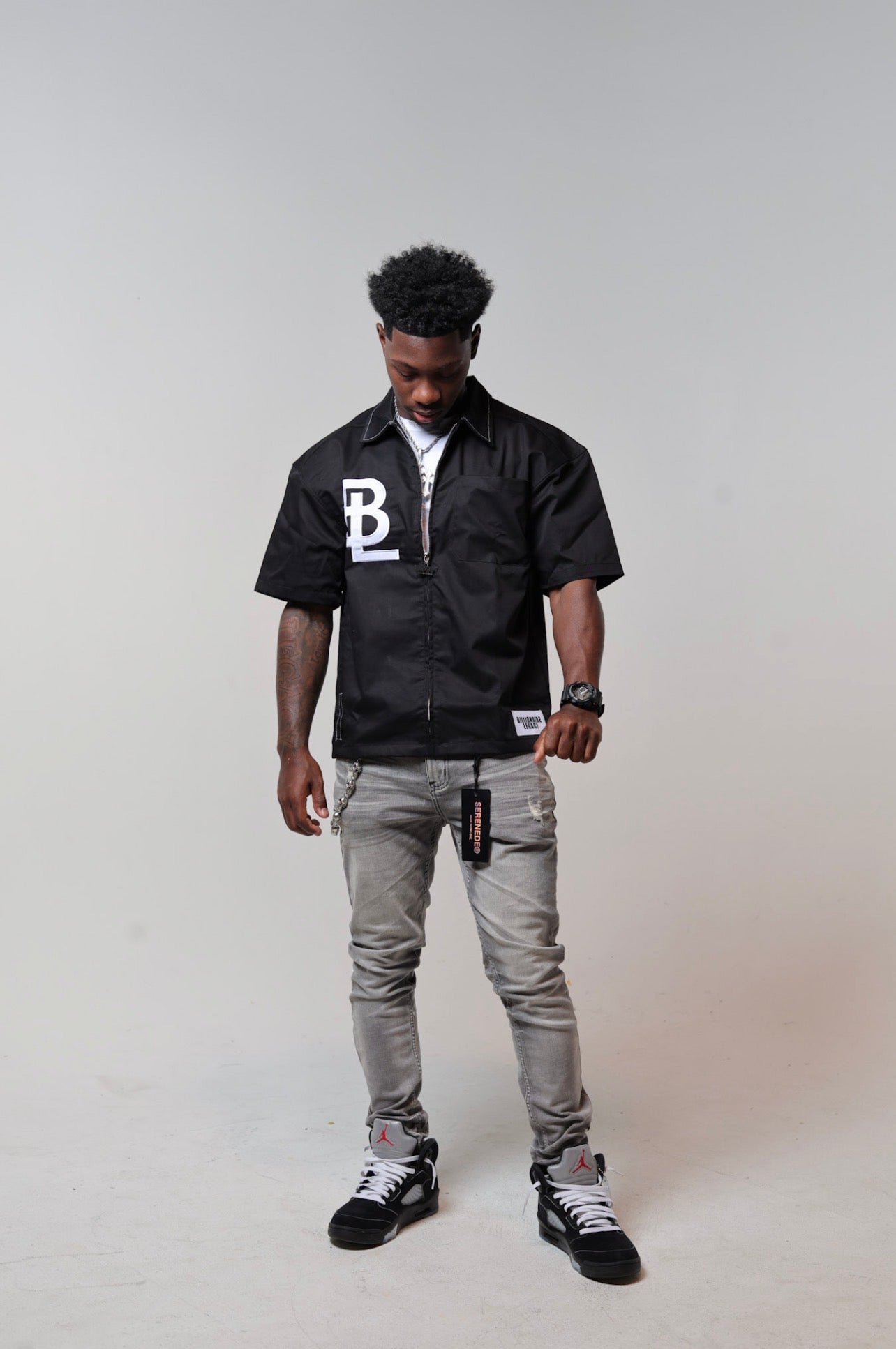 Black Worker Tee