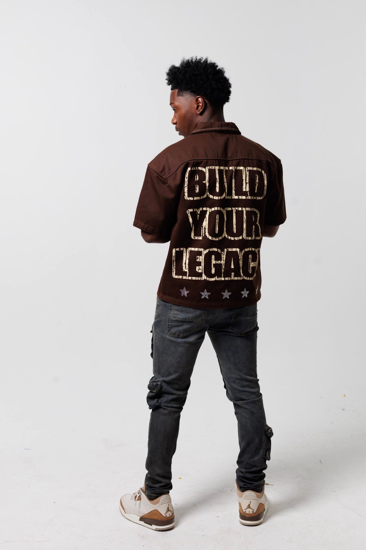 Brown Worker Tee