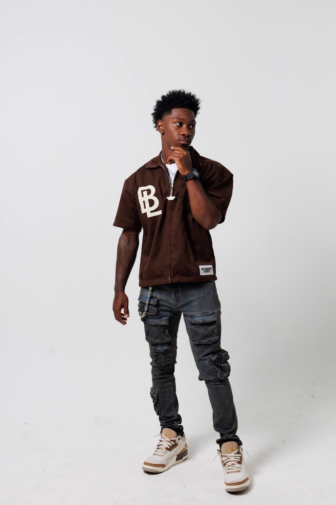 Brown Worker Tee