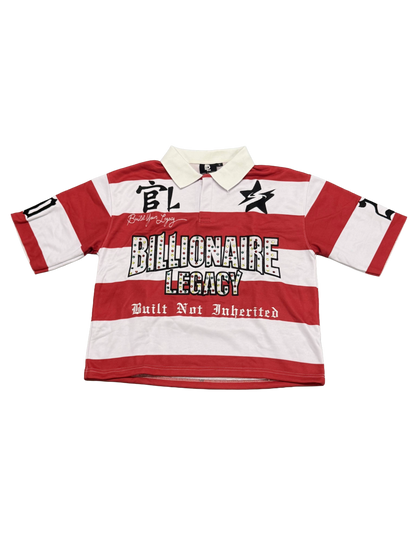 Red Rugby Polo