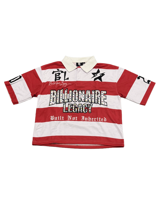 Red Rugby Polo